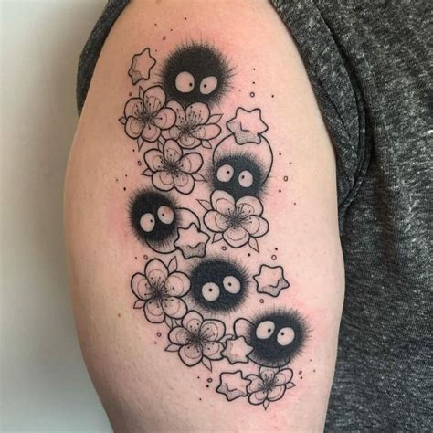 spirited away soot sprites tattoo|101 Best Soot Sprite Tattoo Ideas You Have To See。